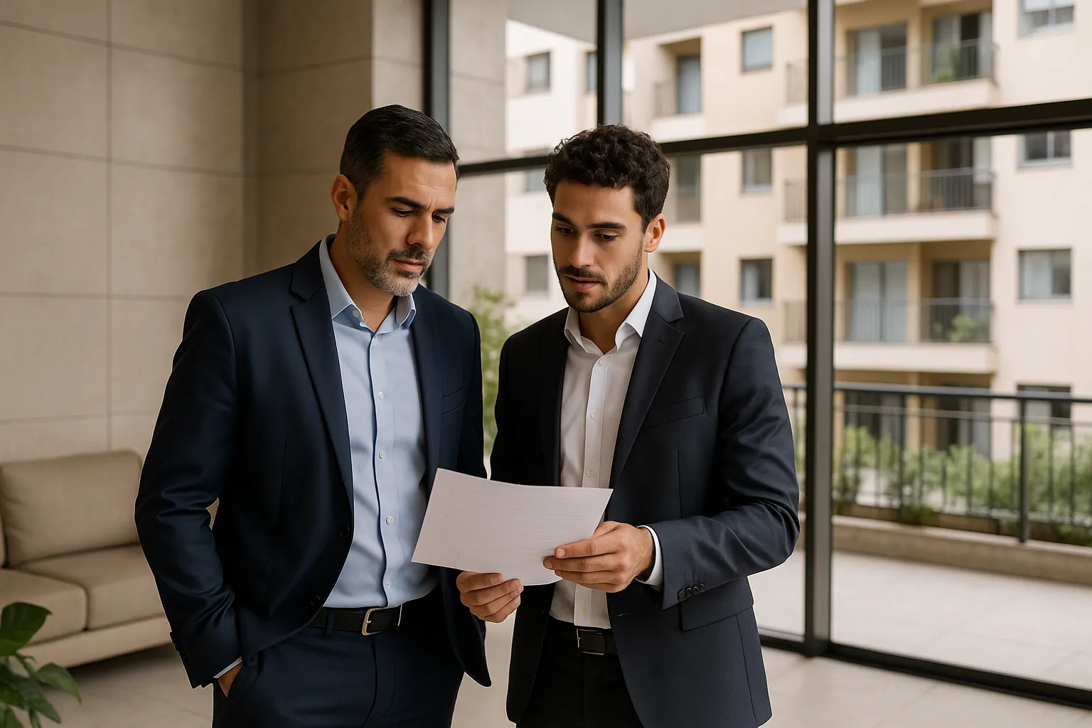 Corretores revisando o acompanhamento de leads