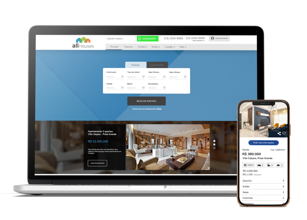site imobiliario